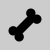 dog bone editable icon