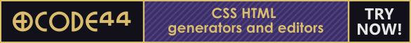 CSS HTML generators editors