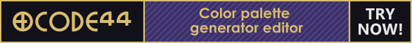 Color scheme generator editor
